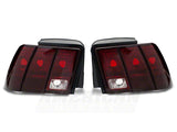 Raxiom Tail Lights And Sequential Tail Light Kit; Black Housing; Smoked Lens (99-04 Mustang, Excluding 99-01 Cobra)
