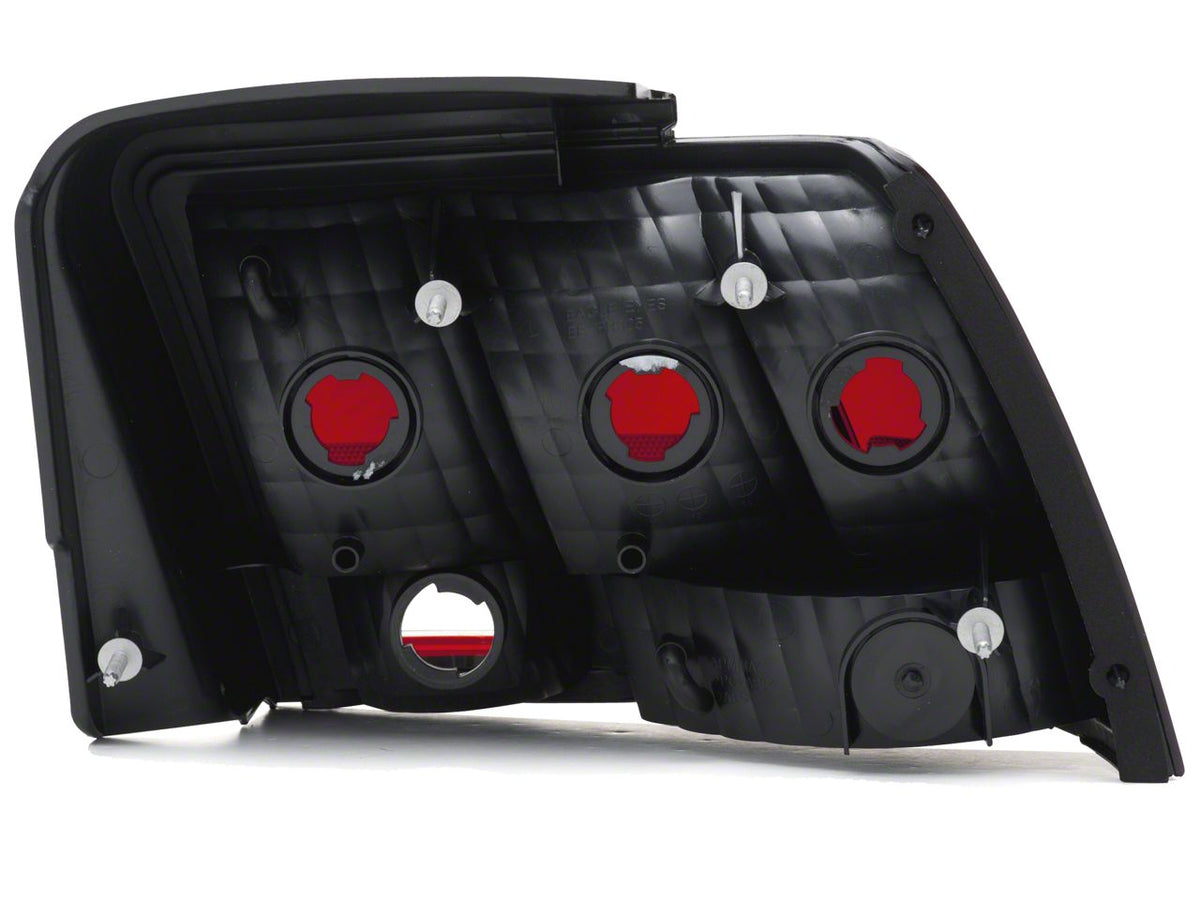 Raxiom Tail Lights And Sequential Tail Light Kit; Black Housing; Smoked Lens (99-04 Mustang, Excluding 99-01 Cobra)