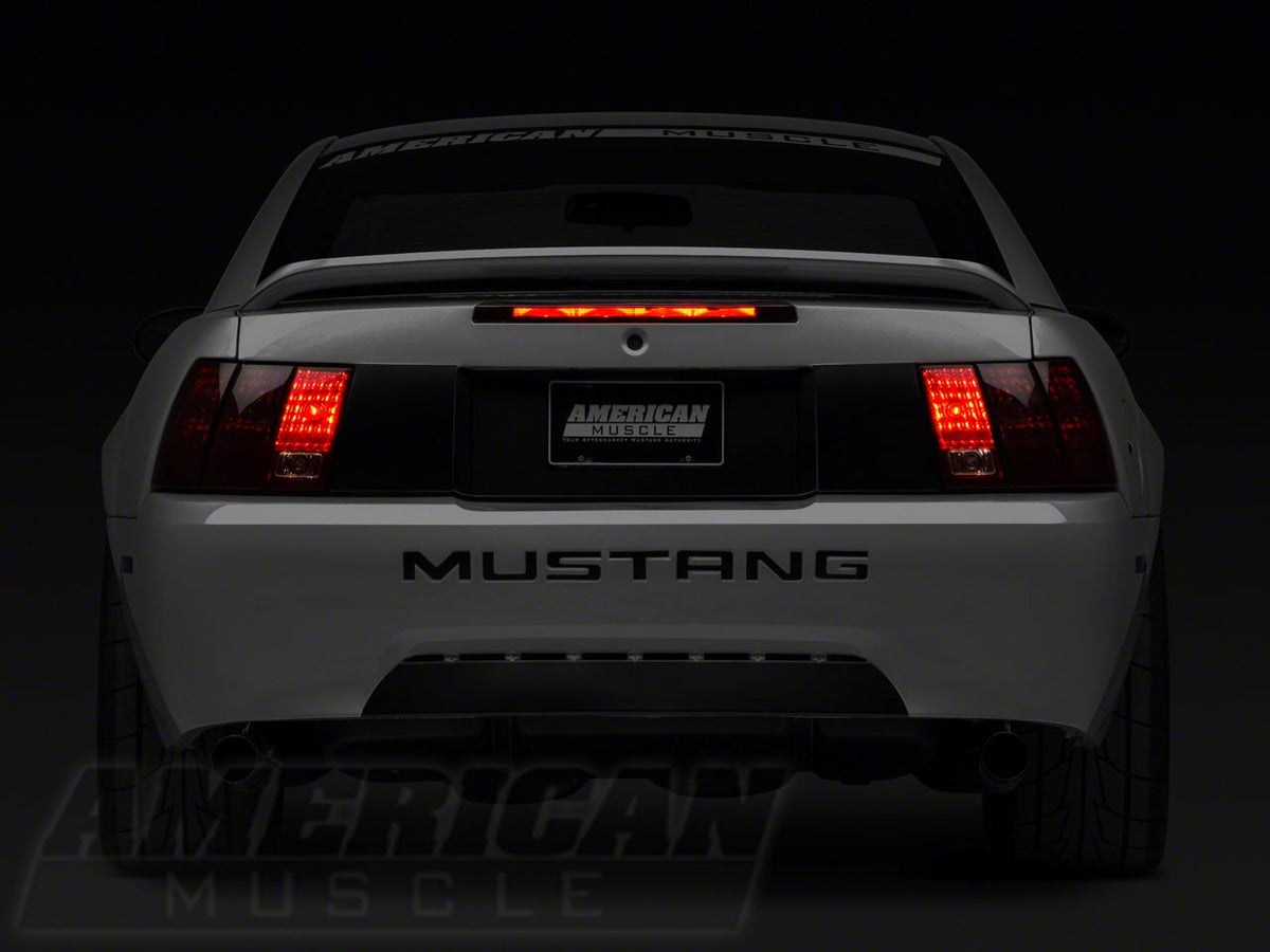 Raxiom Tail Lights And Sequential Tail Light Kit; Black Housing; Smoked Lens (99-04 Mustang, Excluding 99-01 Cobra)