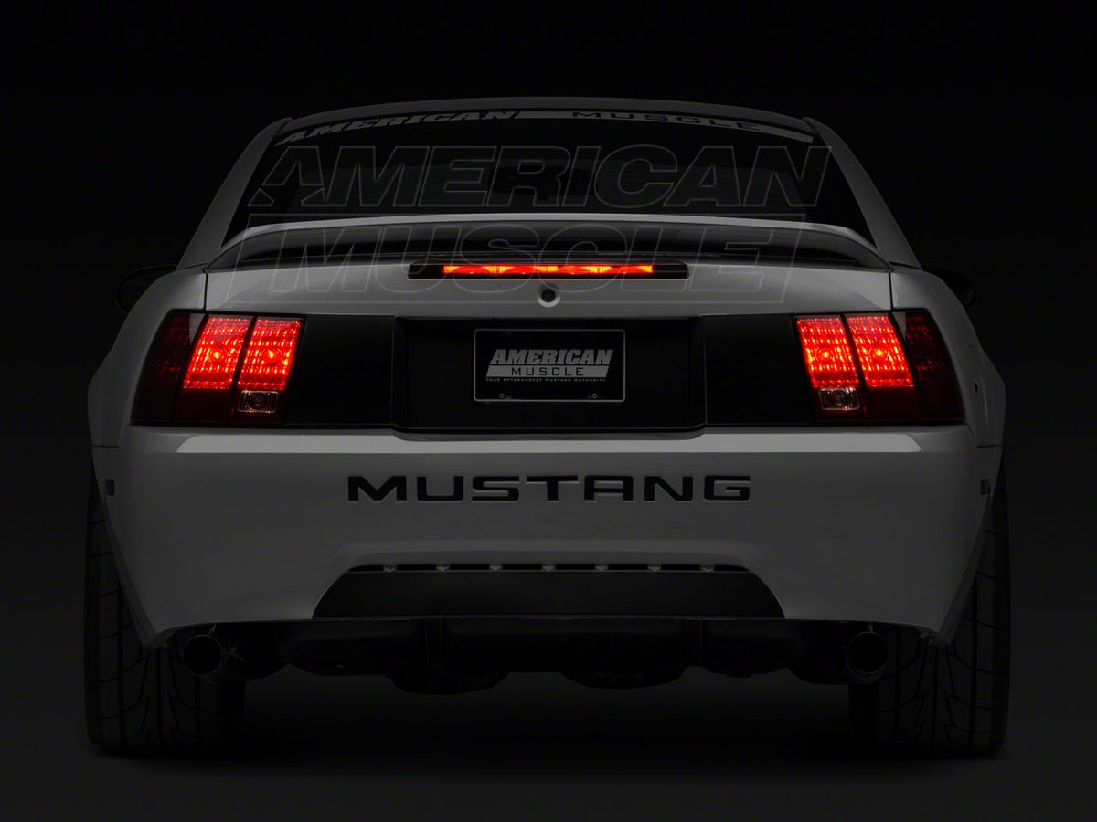Raxiom Tail Lights And Sequential Tail Light Kit; Black Housing; Smoked Lens (99-04 Mustang, Excluding 99-01 Cobra)