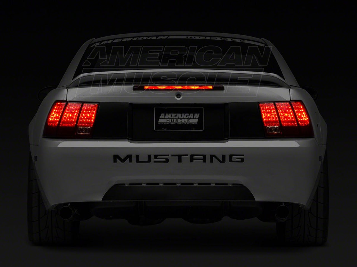 Raxiom Tail Lights And Sequential Tail Light Kit; Black Housing; Smoked Lens (99-04 Mustang, Excluding 99-01 Cobra)
