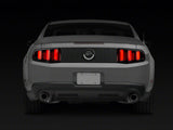 Raxiom Vector V2 Led Tail Lights; Gloss Black Housing; Clear Lens (10-12 Mustang)