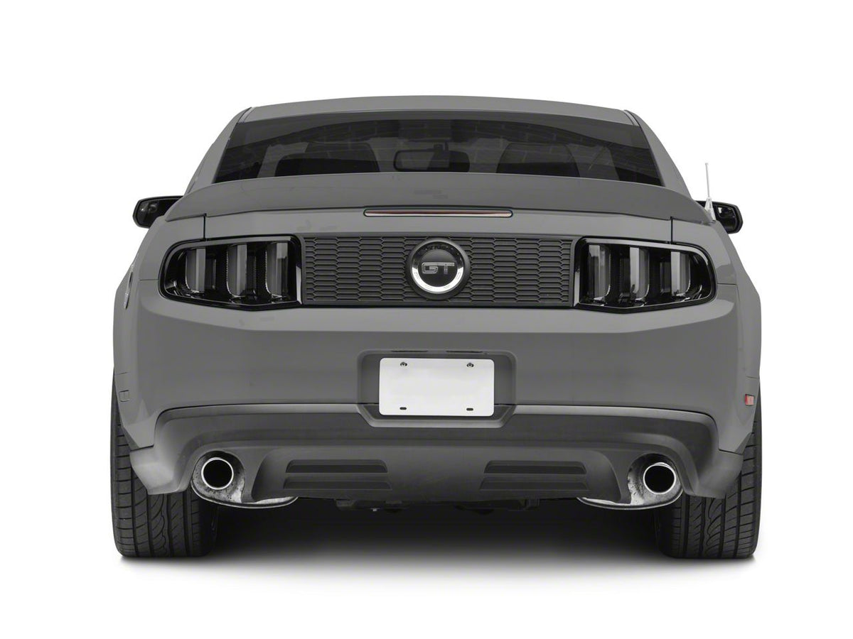 Raxiom Vector V2 Led Tail Lights; Gloss Black Housing; Clear Lens (10-12 Mustang)