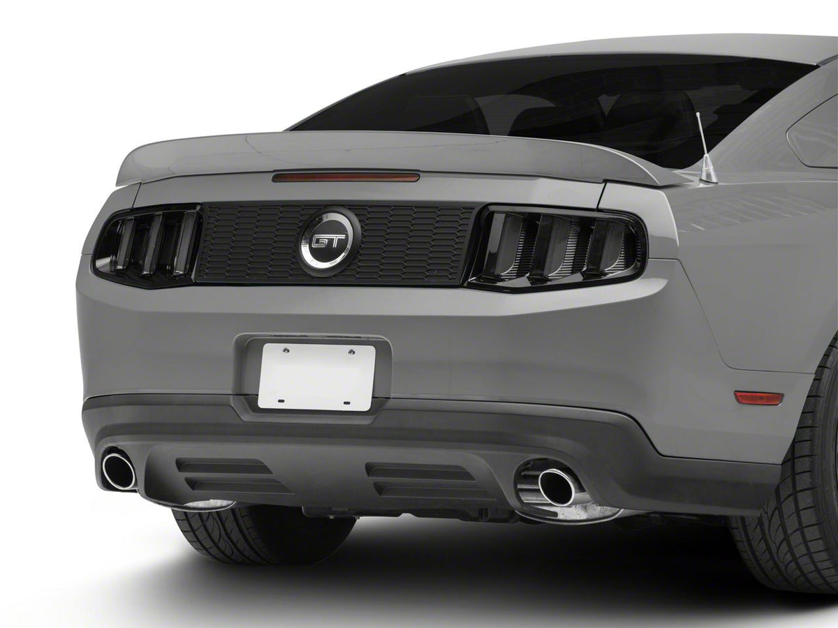 Raxiom Vector V2 Led Tail Lights; Gloss Black Housing; Clear Lens (10-12 Mustang)