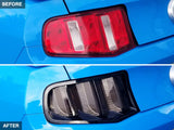Raxiom Vector V2 Led Tail Lights; Gloss Black Housing; Clear Lens (10-12 Mustang)