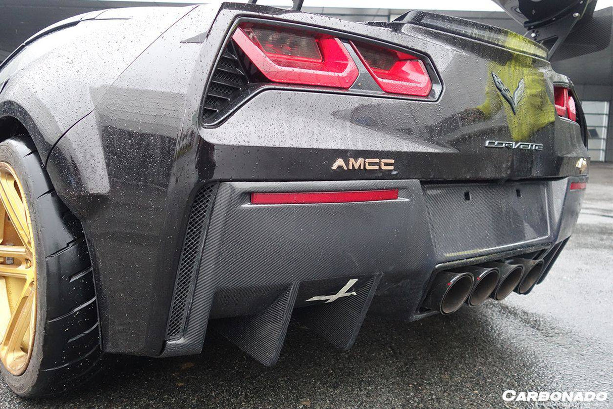 2013-2019 Corvette C7 Z51 RK Style Rear Lip