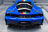 2018-2020 Ferrari 488 Pista Rear Bumper With Carbon fiber Upper Shell