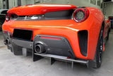 2018-2020 Ferrari 488 Pista Carbon Fiber Rear Diffuser