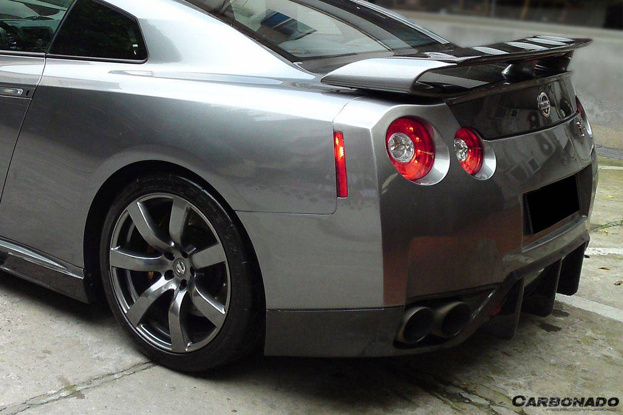 2008-2011 Nissan GTR R35 CBA BSE Style Carbon Fiber Rear Lip