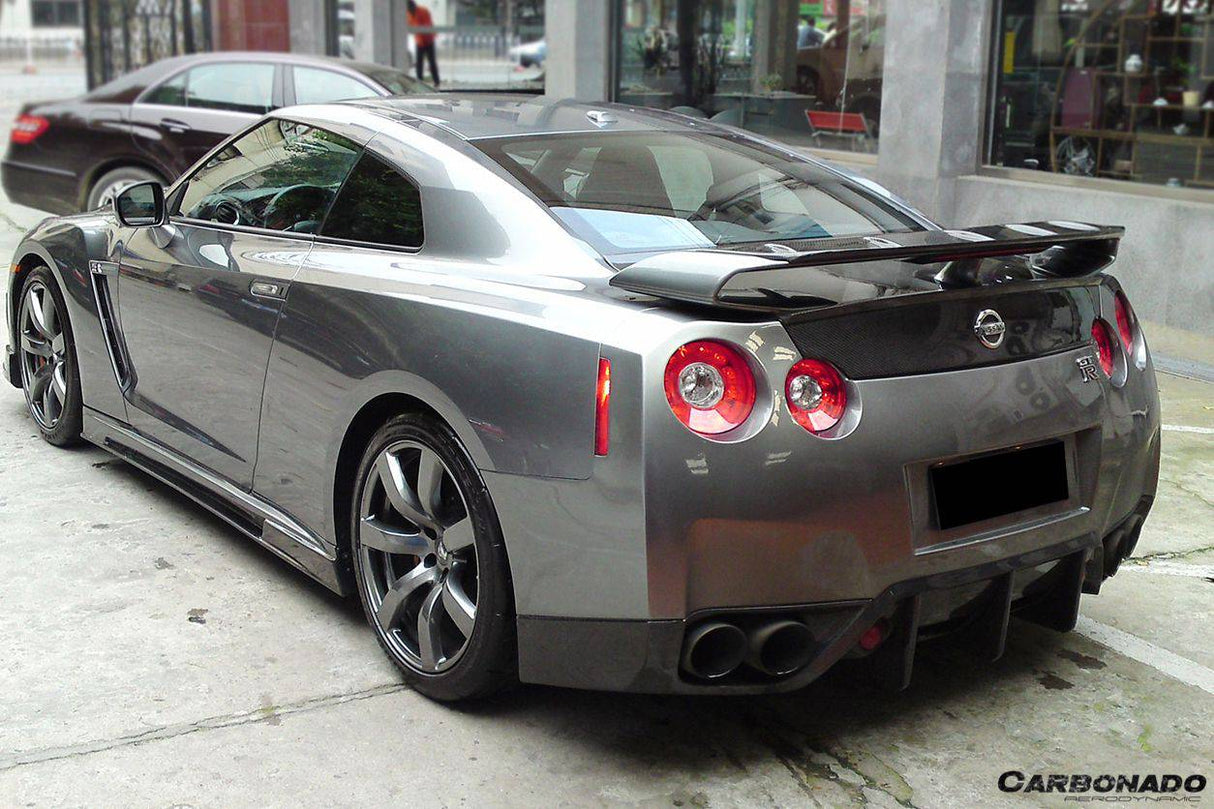 2008-2011 Nissan GTR R35 CBA BSE Style Carbon Fiber Rear Lip