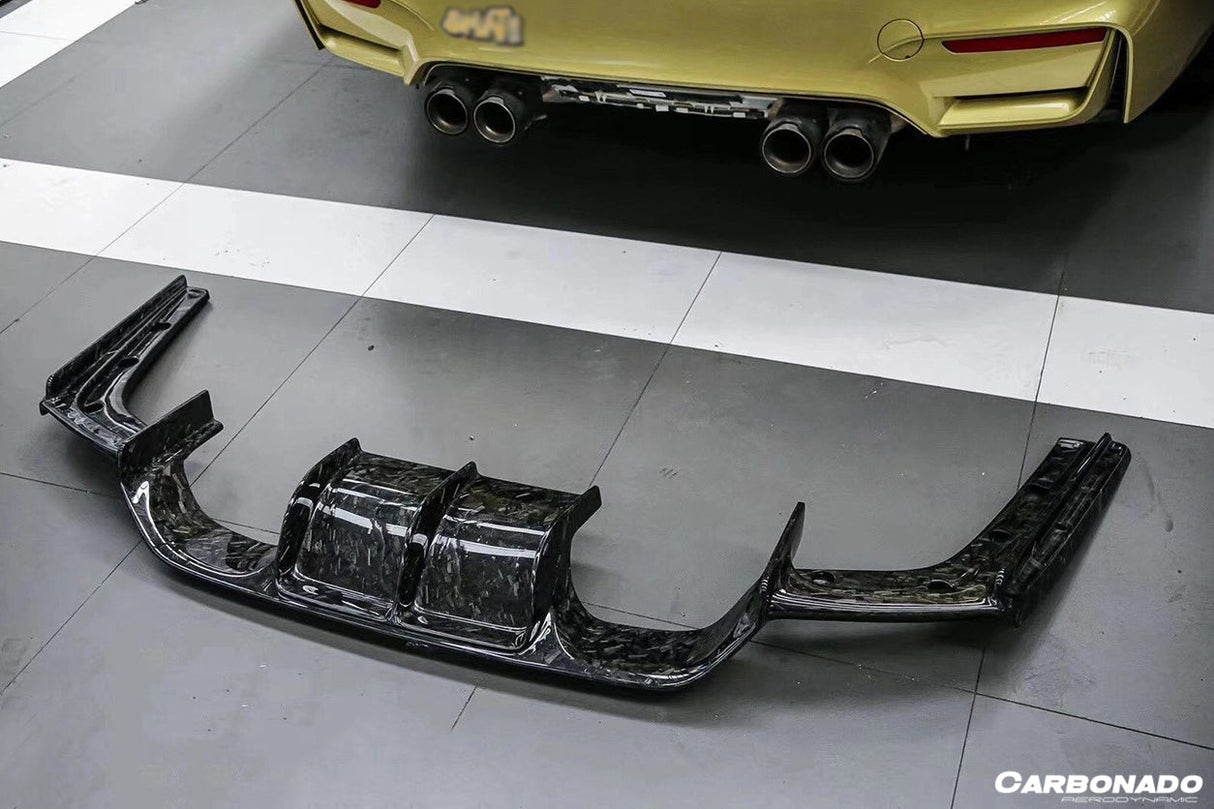 2014-2020 BMW M3 F80 M4 F82 VRS Style Carbon Fiber Rear Diffuser