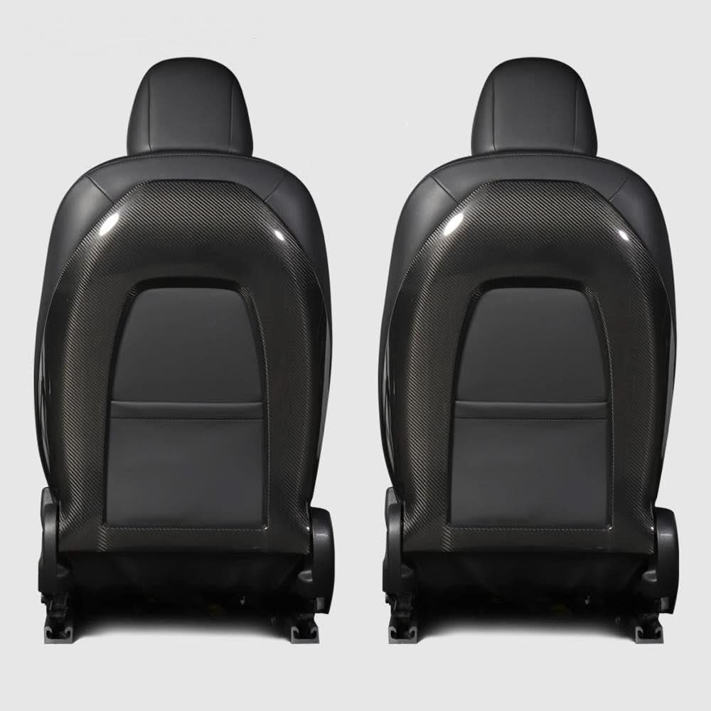 Back Seat Cover for Model 3 / Y - Real Carbon Fiber Interior Mods