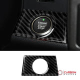 Real Carbon Fiber Engine Start Stop Button Trim Overlay | 2015-2020 F150