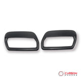 Real Carbon Fiber Hood Vent Cover for For Mustang 2018-2023