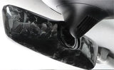 Dry Carbon Fiber Interior Rearview Mirror Cover for Model 3/Y | 4 Finishes | Lightweight
