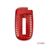 Real Carbon Fiber Key fob Cover for 2011-2023 Dodge Charger Challenger Durango Jeep Chrysler