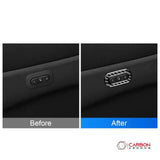 Real Carbon Fiber Memory Seat Trim Overlay for 2011-2020 Dodge Durango
