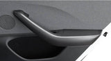 Real Dry Carbon Fiber Door Armrest Cover Overlays for Model 3 Highland