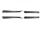 Real Dry Carbon Fiber Upper Door Trim Panel Overlay for Model 3 Highland / Model Y Juniper
