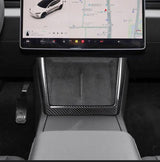 Real Dry Carbon Fiber Wireless Charging Frame for New Model Y & Model 3 Highland