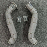 Catless Hi Flow Heat Shield Downpipes For McLaren 720s 4.0T