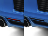 SEC10 Rear Bumper Marker Tint; Smoked (13-14 Mustang)