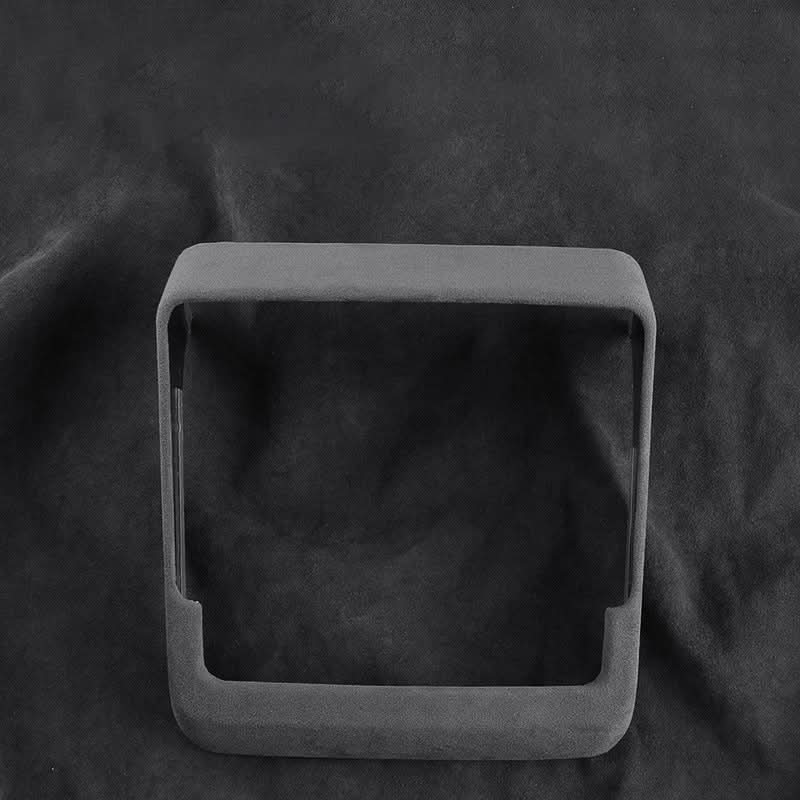 Rear Display Frame In Tumbled Leather for Model 3 Highland / Model Y Juniper