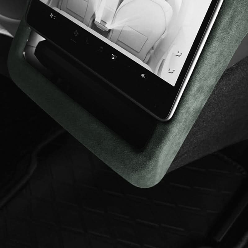 Rear Display Frame In Tumbled Leather for Model 3 Highland / Model Y Juniper