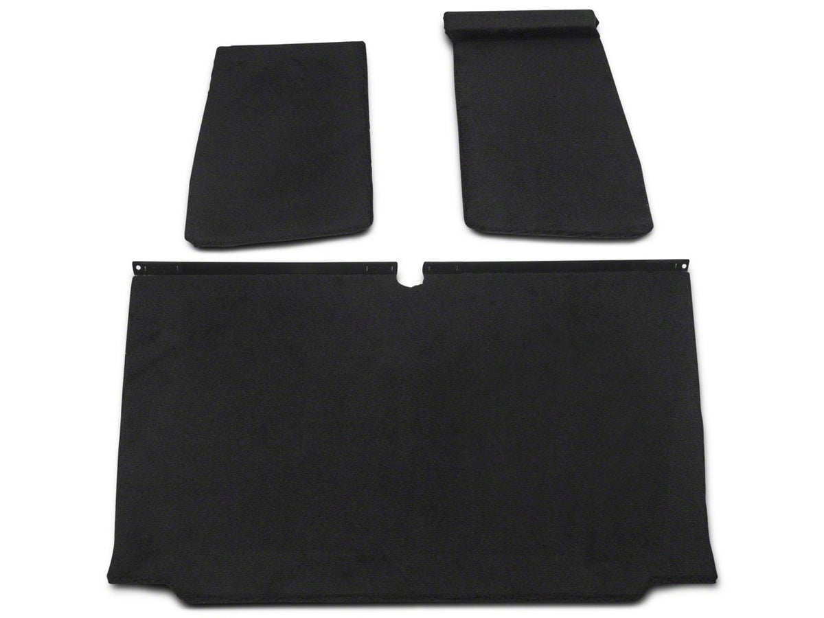 SpeedForm Rear Seat Delete; Black (11-14 Mustang Coupe)