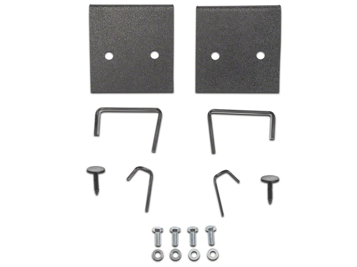 SpeedForm Rear Seat Delete; Black (11-14 Mustang Coupe)