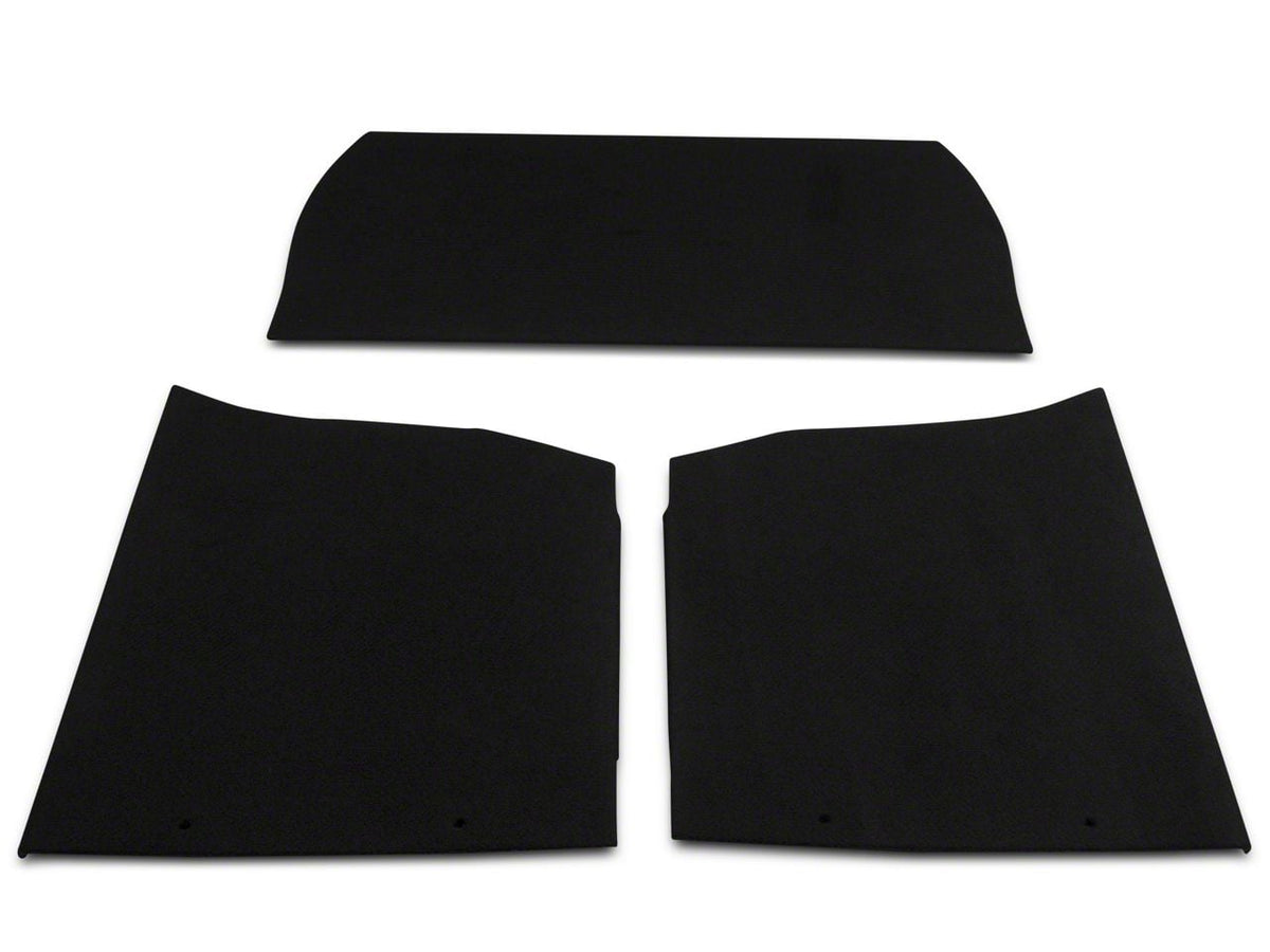 SpeedForm Rear Seat Delete; Black (15-23 Mustang Fastback)