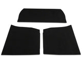 SpeedForm Rear Seat Delete; Black (15-23 Mustang Fastback)