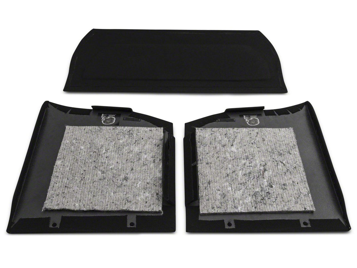 SpeedForm Rear Seat Delete; Black (15-23 Mustang Fastback)