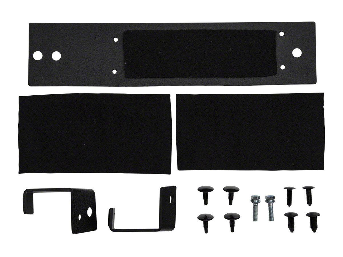 SpeedForm Rear Seat Delete; Black (15-23 Mustang Fastback)