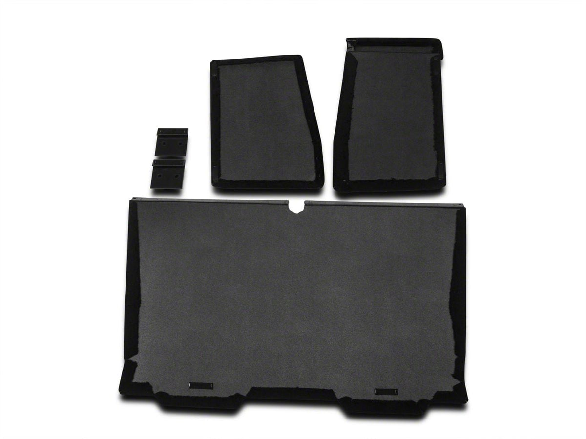 SpeedForm Rear Seat Delete; Black (05-10 Mustang Coupe)