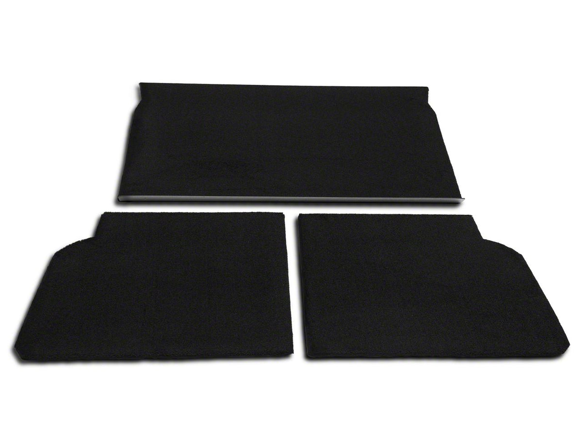 SpeedForm Rear Seat Delete; Black (94-04 Mustang Coupe)