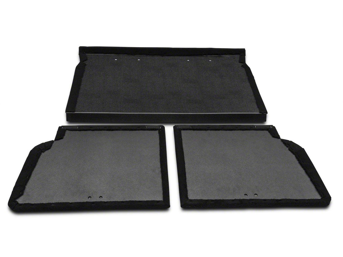 SpeedForm Rear Seat Delete; Black (94-04 Mustang Coupe)