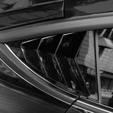 TESERY Rear Side Window Louvers Cover for Model Y | 3 Finishes | 2-Pack