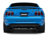 SEC10 Lower Rear Valance Decal; Matte Black (94-98 Mustang)