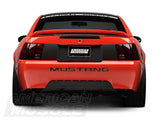 SEC10 Lower Rear Valance Accent; Matte Black (99-04 Mustang GT, V6, Mach 1; 1999 Mustang Cobra)