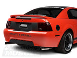 SEC10 Lower Rear Valance Accent; Matte Black (99-04 Mustang GT, V6, Mach 1; 1999 Mustang Cobra)