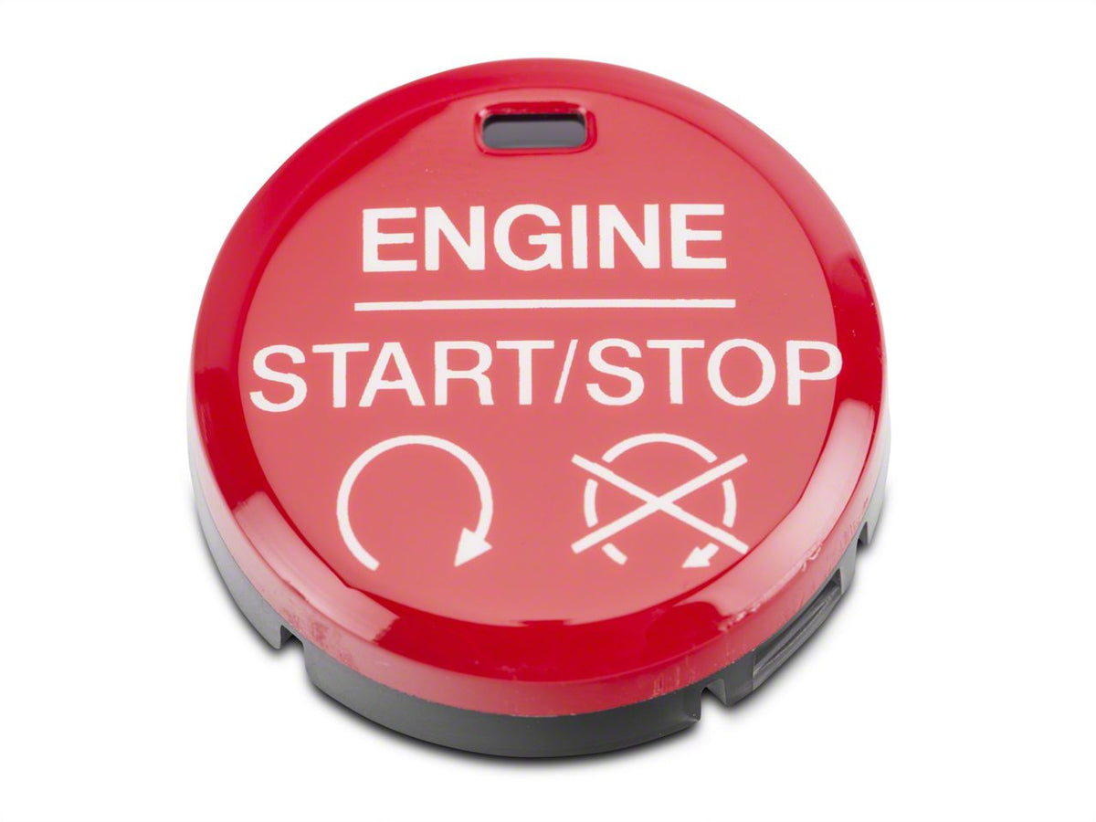 SpeedForm Modern Billet GT350/GT350R Style Red Push Start/Stop Button (15-17 Mustang)