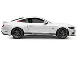 SEC10 Quarter Window Accent Decals; Red (15-23 Mustang Fastback)