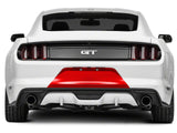 SEC10 Rear Bumper Accent Decal; Red (15-17 Mustang)