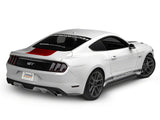 SEC10 Rear Decklid Accent Decal; Red (15-23 Mustang)