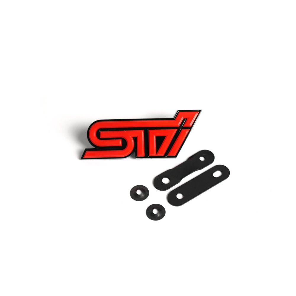 Racing Art STI Grille Emblem w/ Multiple Color Avaialable [Universal]
