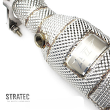 High‑Flow Catted Stainless Steel Downpipe for Jaguar F‑TYPE 3.0T
