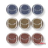 Reflective Carbon Fiber Center Air Vent Outlet Trim Overlay for Mustang 2015-2023