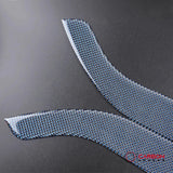 Reflective Carbon Fiber Front/Rear Door Panel Overlay for Mustang 2015-2023