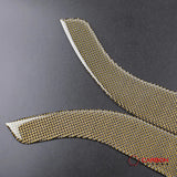 Reflective Carbon Fiber Front/Rear Door Panel Overlay for Mustang 2015-2023